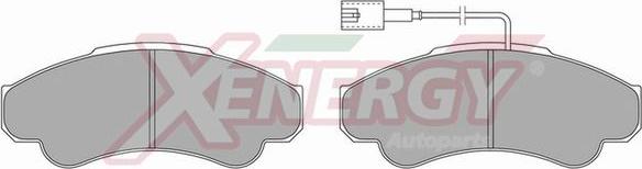 AP XENERGY X40851 - Kit de plaquettes de frein, frein à disque cwaw.fr