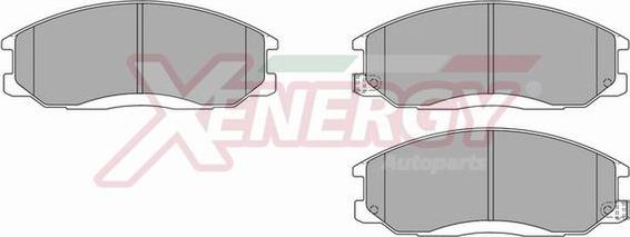 AP XENERGY X40869 - Kit de plaquettes de frein, frein à disque cwaw.fr