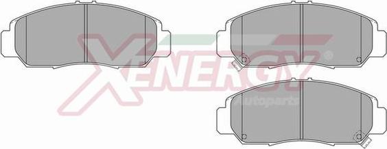 AP XENERGY X40868 - Kit de plaquettes de frein, frein à disque cwaw.fr