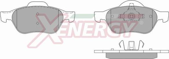 AP XENERGY X40815 - Kit de plaquettes de frein, frein à disque cwaw.fr