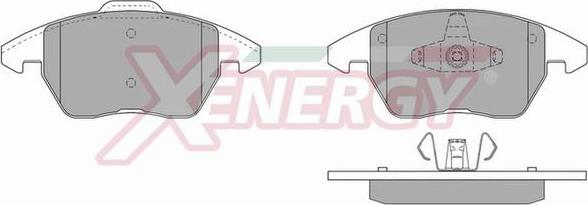 AP XENERGY X40889 - Kit de plaquettes de frein, frein à disque cwaw.fr