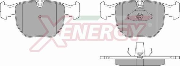 AP XENERGY X40882 - Kit de plaquettes de frein, frein à disque cwaw.fr