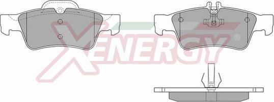 AP XENERGY X40887 - Kit de plaquettes de frein, frein à disque cwaw.fr