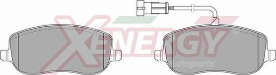 AP XENERGY X40836 - Kit de plaquettes de frein, frein à disque cwaw.fr