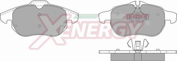 AP XENERGY X40830 - Kit de plaquettes de frein, frein à disque cwaw.fr