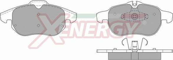 AP XENERGY X40831 - Kit de plaquettes de frein, frein à disque cwaw.fr