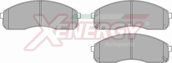 AP XENERGY X40832 - Kit de plaquettes de frein, frein à disque cwaw.fr