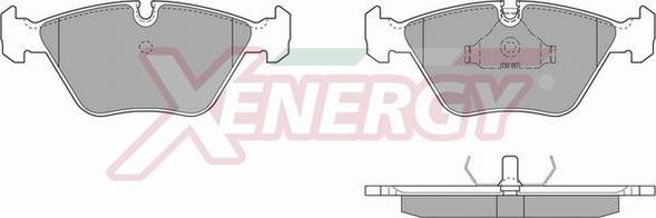 AP XENERGY X40310 - Kit de plaquettes de frein, frein à disque cwaw.fr