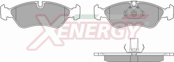 AP XENERGY X40384 - Kit de plaquettes de frein, frein à disque cwaw.fr