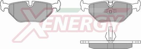 AP XENERGY X40387 - Kit de plaquettes de frein, frein à disque cwaw.fr