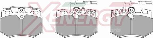 AP XENERGY X40209 - Kit de plaquettes de frein, frein à disque cwaw.fr