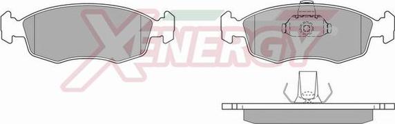 AP XENERGY X40239 - Kit de plaquettes de frein, frein à disque cwaw.fr