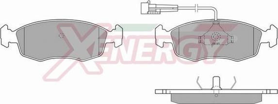 AP XENERGY X40238 - Kit de plaquettes de frein, frein à disque cwaw.fr