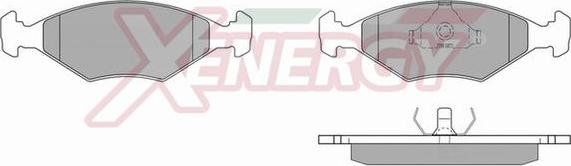 AP XENERGY X40224 - Kit de plaquettes de frein, frein à disque cwaw.fr