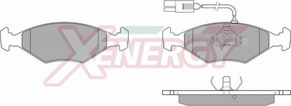 AP XENERGY X40220 - Kit de plaquettes de frein, frein à disque cwaw.fr