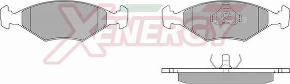 AP XENERGY X40221 - Kit de plaquettes de frein, frein à disque cwaw.fr