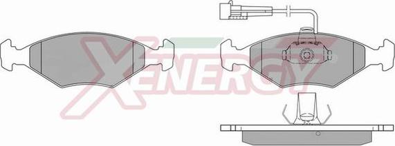 AP XENERGY X40228 - Kit de plaquettes de frein, frein à disque cwaw.fr