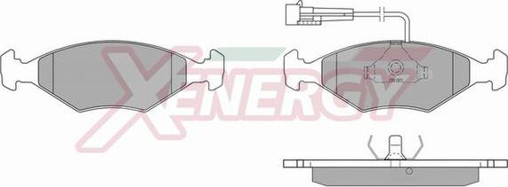 AP XENERGY X40222 - Kit de plaquettes de frein, frein à disque cwaw.fr