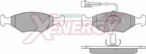 AP XENERGY X40227 - Kit de plaquettes de frein, frein à disque cwaw.fr