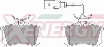 AP XENERGY X40275 - Kit de plaquettes de frein, frein à disque cwaw.fr