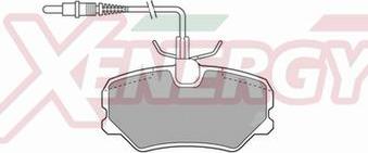 AP XENERGY X40271 - Kit de plaquettes de frein, frein à disque cwaw.fr