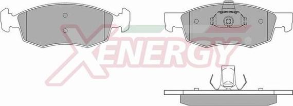 AP XENERGY X40752 - Kit de plaquettes de frein, frein à disque cwaw.fr