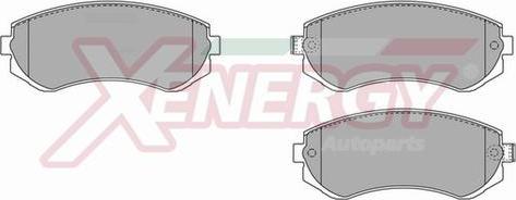 AP XENERGY X40760 - Kit de plaquettes de frein, frein à disque cwaw.fr