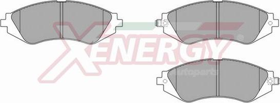 AP XENERGY X40702 - Kit de plaquettes de frein, frein à disque cwaw.fr