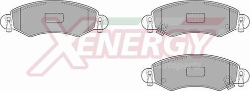 AP XENERGY X40737 - Kit de plaquettes de frein, frein à disque cwaw.fr