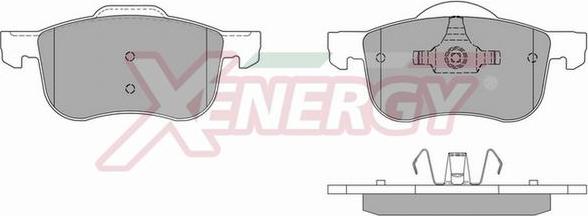 AP XENERGY X40724 - Kit de plaquettes de frein, frein à disque cwaw.fr