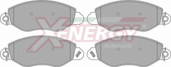 AP XENERGY X40772 - Kit de plaquettes de frein, frein à disque cwaw.fr