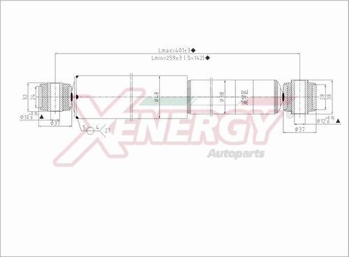 AP XENERGY X414343 - Amortisseur cwaw.fr