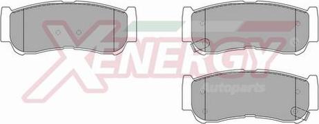 AP XENERGY X41049 - Kit de plaquettes de frein, frein à disque cwaw.fr