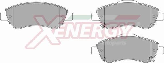 AP XENERGY X41050 - Kit de plaquettes de frein, frein à disque cwaw.fr