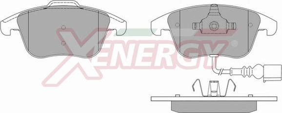 AP XENERGY X41003 - Kit de plaquettes de frein, frein à disque cwaw.fr