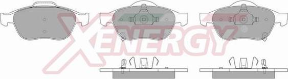 AP XENERGY X41037 - Kit de plaquettes de frein, frein à disque cwaw.fr