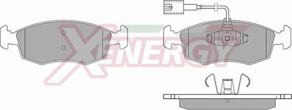 AP XENERGY X41120 - Kit de plaquettes de frein, frein à disque cwaw.fr