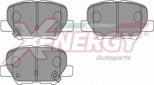 AP XENERGY X41359 - Kit de plaquettes de frein, frein à disque cwaw.fr