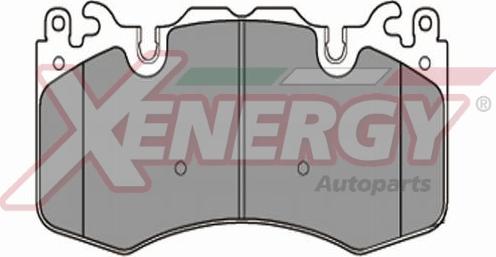 AP XENERGY X41325 - Kit de plaquettes de frein, frein à disque cwaw.fr