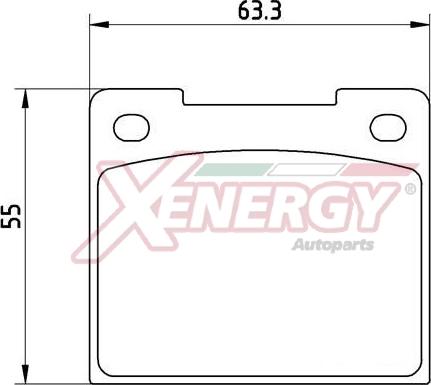 AP XENERGY X41379 - Kit de plaquettes de frein, frein à disque cwaw.fr