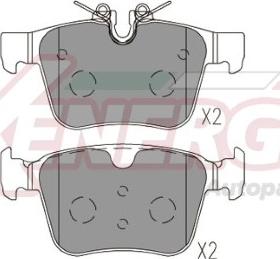 AP XENERGY X41288 - Kit de plaquettes de frein, frein à disque cwaw.fr