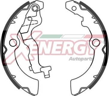 AP XENERGY X50447 - Jeu de mâchoires de frein cwaw.fr