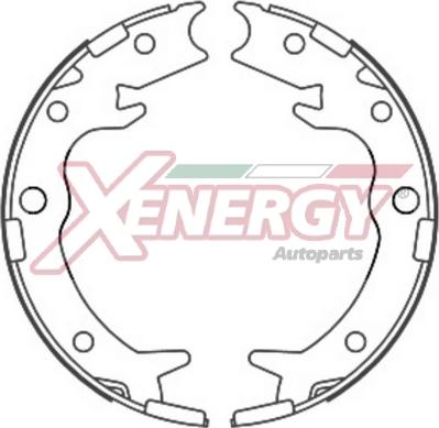 AP XENERGY X50463 - Jeu de mâchoires de frein cwaw.fr