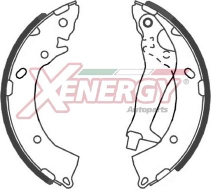 AP XENERGY X50482 - Jeu de mâchoires de frein cwaw.fr