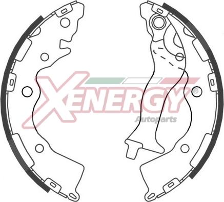 AP XENERGY X50470 - Jeu de mâchoires de frein cwaw.fr