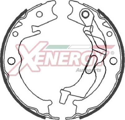 AP XENERGY X50504 - Jeu de mâchoires de frein cwaw.fr