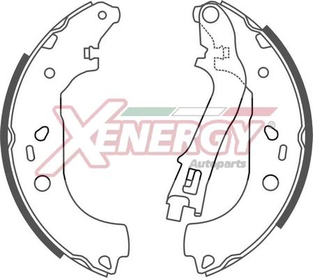 AP XENERGY X50505 - Jeu de mâchoires de frein cwaw.fr