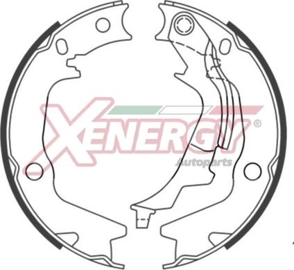 AP XENERGY X50511 - Jeu de mâchoires de frein cwaw.fr