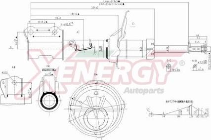 AP XENERGY X500332 - Amortisseur cwaw.fr