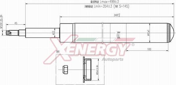 AP XENERGY X501365 - Amortisseur cwaw.fr